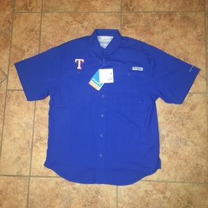 Columbia Texas Rangers PFG Shirt